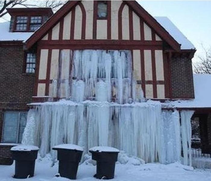 Frozen house.
